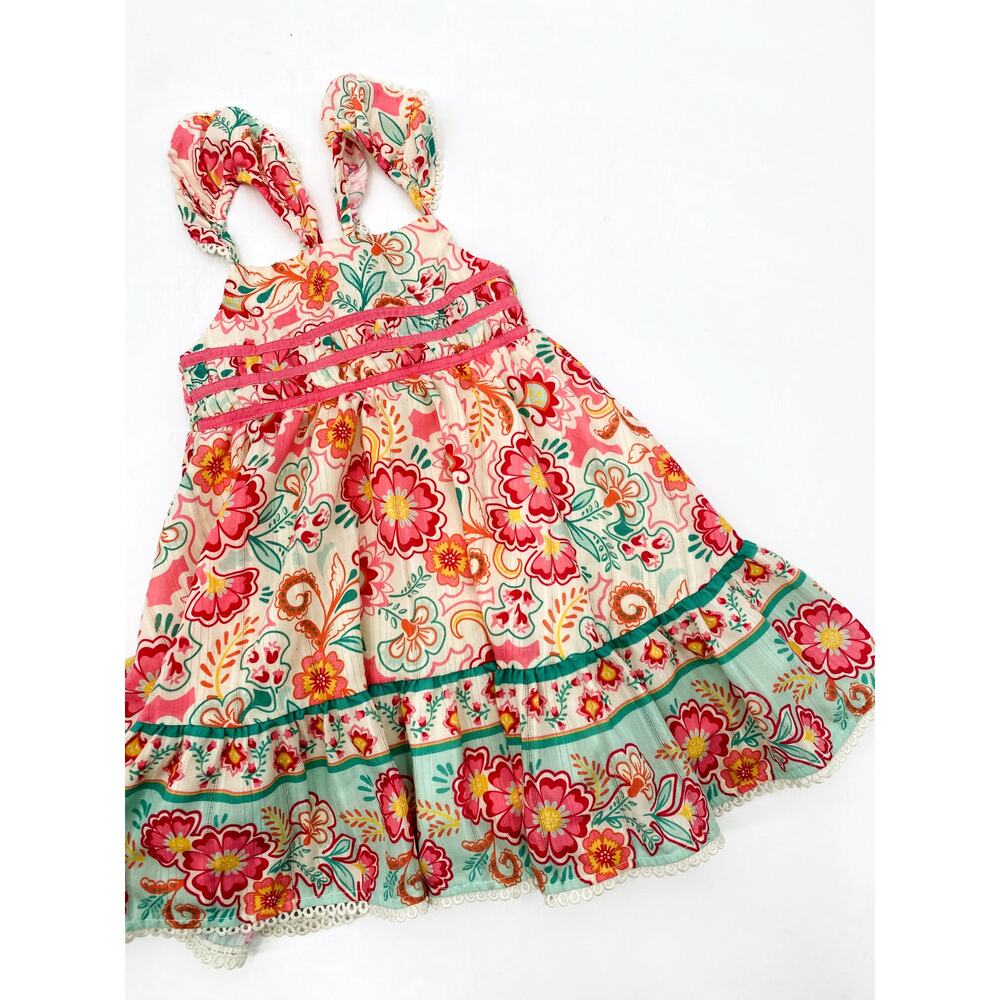 Shabby Chic Floral Tiered Dress